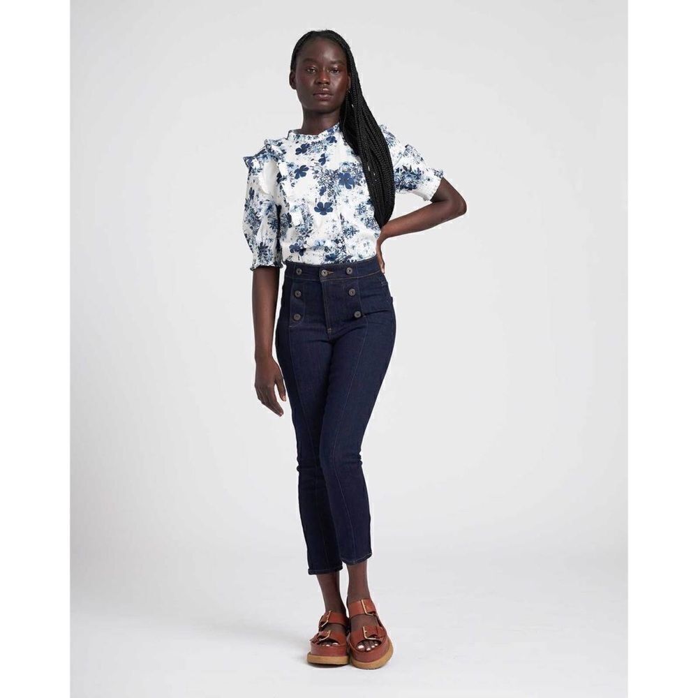 universal standard x erdem poppy Skinny jeans